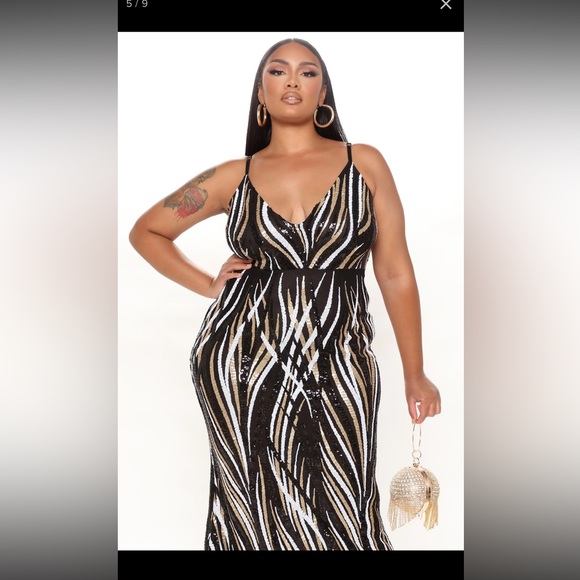 Sequin Maxi Dress - Picture 2 of 5